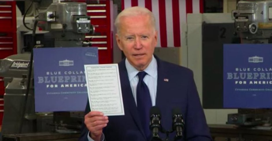 Biden Reveals List of Republicans Who Voted Against COVID-19 Relief, Then Touted It