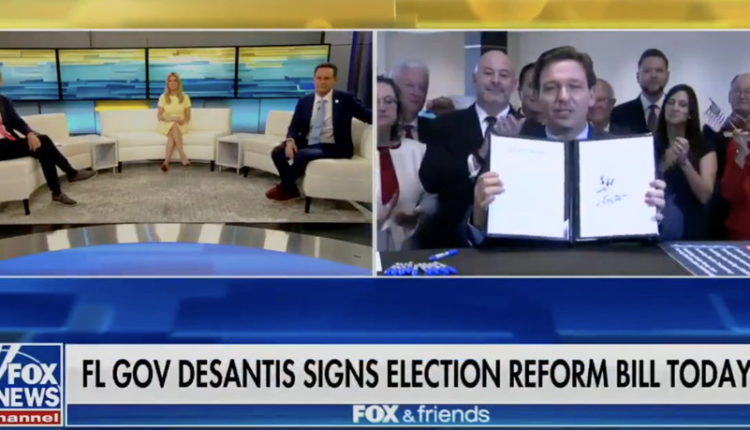 DeSantis Signs Voter Suppression Bill Into Law – Bars All Local News but Gives Fox 'Exclusive'