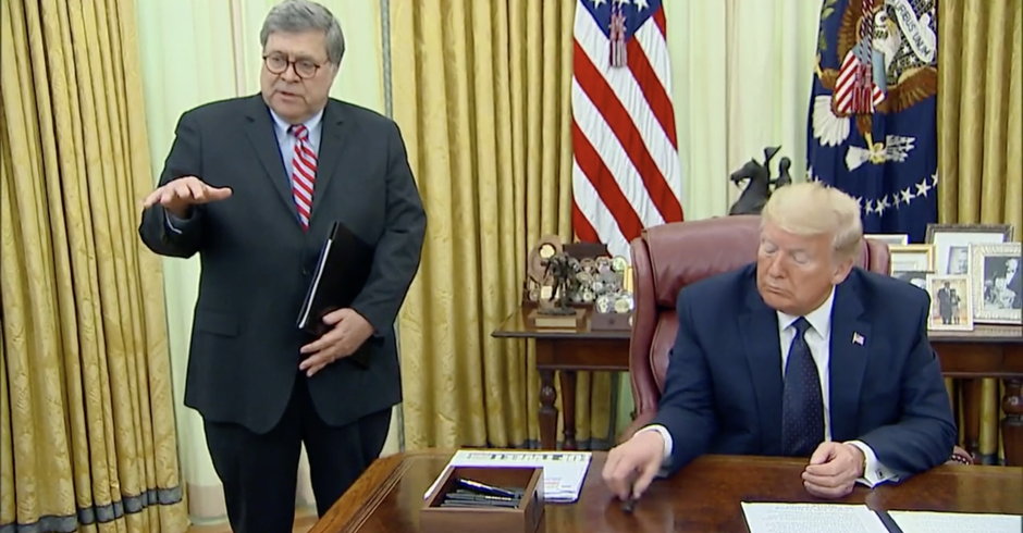 Documents About Fake Bill Barr Investigation of Trump Obstruction of Justice Must Legally Be Released Monday