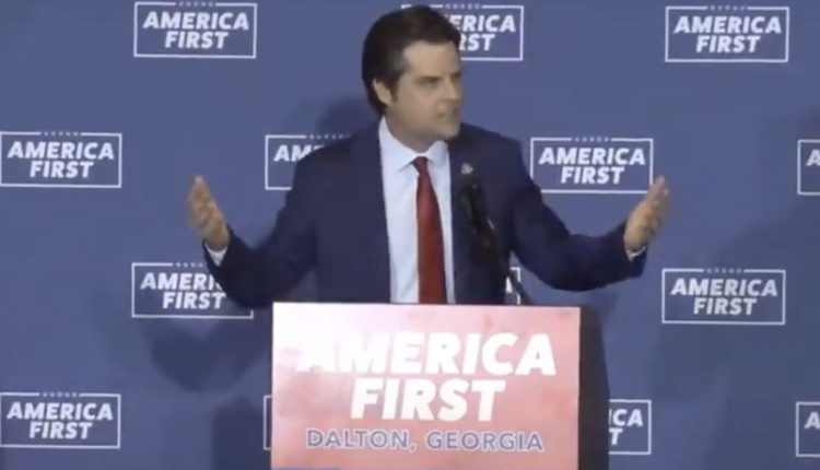 Experts Slam Gaetz for 'Inciting Another Insurrection'