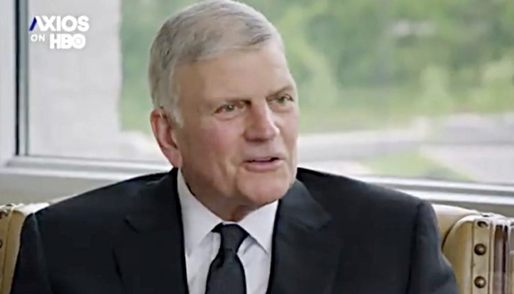 Franklin Graham Serves Up Massively Hypocritical Claims on Vaccines, Trump and the Press in Axios Interview