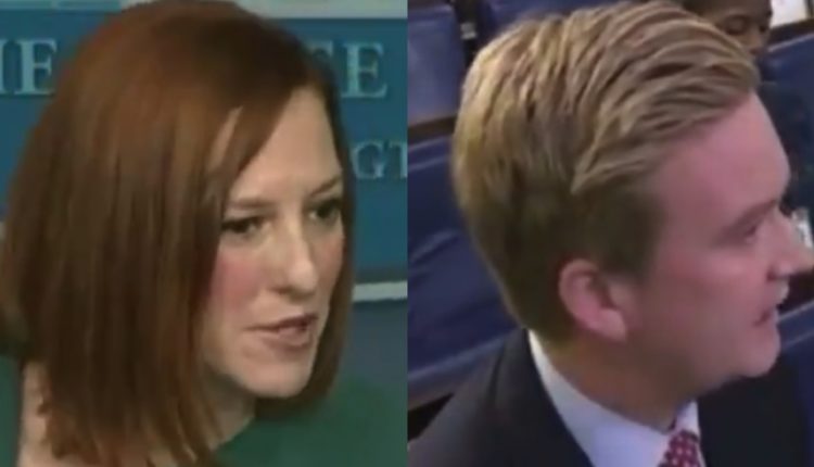 Jen Psaki Buries Fox News’ Peter Doocy: Trying to ‘Disprove a Negative’ Is ‘Never the Responsible Approach’