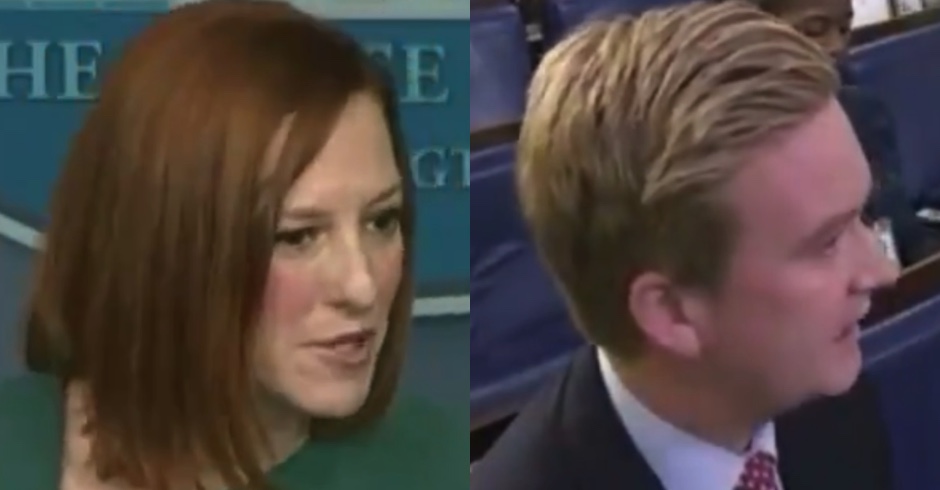 Jen Psaki Buries Fox News’ Peter Doocy: Trying to ‘Disprove a Negative’ Is ‘Never the Responsible Approach’