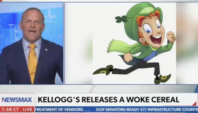 Newsmax Host Freaks Out Over Lucky Charms 'Gay Leprechaun' and Kellog's 'Forcing Kids to Be Confused About Their Gender'