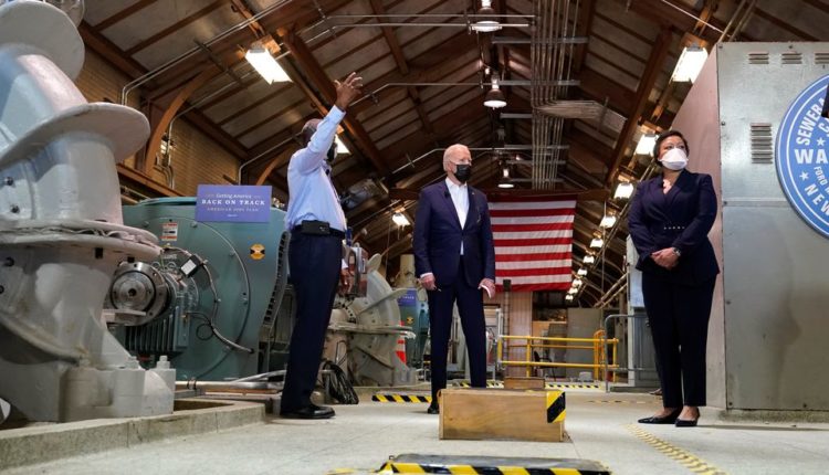 Pres. Biden tours NOLA water plant after stop in Lake Charles as part of his ‘Getting America Back on Track Tour’