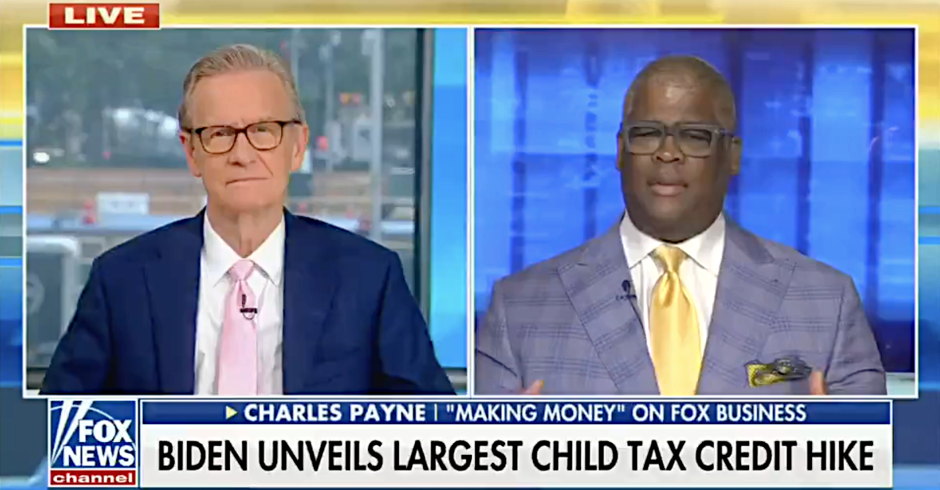 Fox News Host Goes Off on Crazed Rant Attacking Biden Child Tax Credit 'Hike'