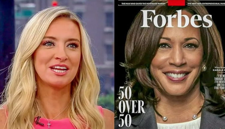 Kayleigh McEnany Is Very Upset Forbes Put Kamala Harris on Its Cover but Not Ivanka Trump