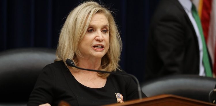 Carolyn Maloney conducts a hearing.  Photo courtesy of the Home Inspectorate and Government Reform Committee