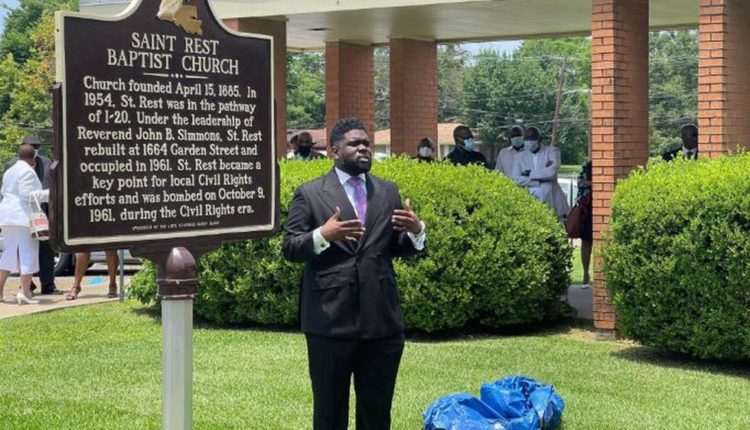 Marker recognizes event that cemented St. Rest Baptist’s place in civil rights history