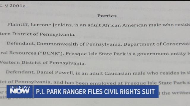 Park Ranger Files Civil Rights Suit Against Presque Isle State Park - Erie News Now