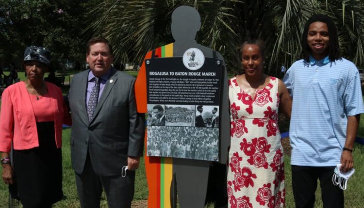 New La. Civil Rights Trail marker unveiled at A.Z. Young Park