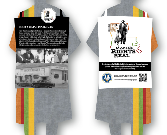 Example of La Civil Rights Trail marker