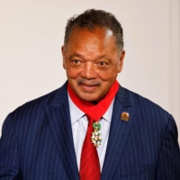 American civil rights activist Rev. Jesse Jackson at an event in Paris in July.  |  POOL / VIA AFP-JIJI
